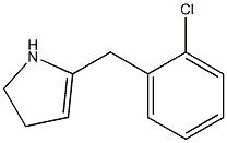 4,5-Dihydro-2-(2-chlorobenzyl)-1H-pyrrole Struktur