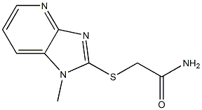 1-Methyl-1H-imidazo[4,5-b]pyridine-2-thioacetamide Struktur