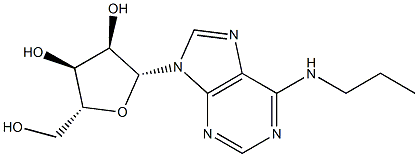 N-Propyladenosine Struktur