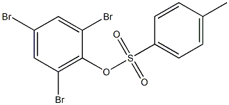 p-Toluenesulfonic acid 2,4,6-tribromophenyl ester Struktur