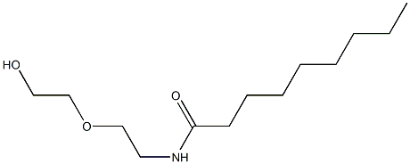 N-(5-Hydroxy-3-oxapentan-1-yl)nonanamide Struktur