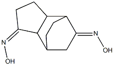 3a,6,7,7a-Tetrahydro-4,7-ethano-1,5(4H)-indanedione dioxime Struktur