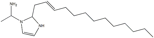 1-(1-Aminoethyl)-2-(2-tridecenyl)-4-imidazoline Struktur