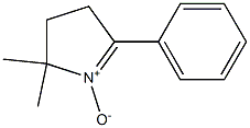 5-Phenyl-3,4-dihydro-2,2-dimethyl-2H-pyrrole 1-oxide Struktur