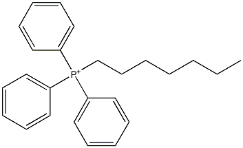 Triphenylheptylphosphonium Struktur