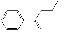 Phenyl (butyl) sulfoxide Struktur