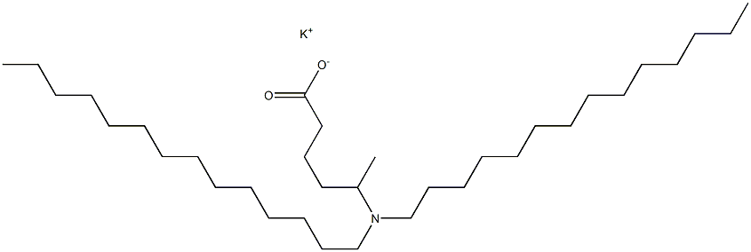 5-(Ditetradecylamino)hexanoic acid potassium salt Struktur