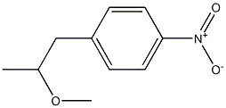 4-Nitro-1-(2-methoxypropyl)benzene Struktur