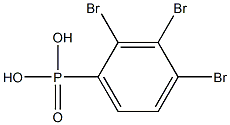 2,3,4-Tribromophenylphosphonic acid Struktur