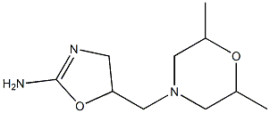 5-(2,6-Dimethyl-4-morpholinylmethyl)-2-oxazoline-2-amine Struktur