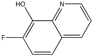 7-Fluoroquinolin-8-ol Struktur