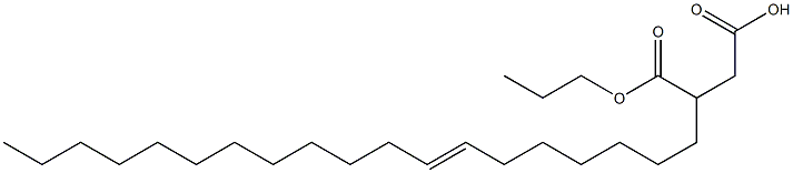 3-(7-Nonadecenyl)succinic acid 1-hydrogen 4-propyl ester Struktur