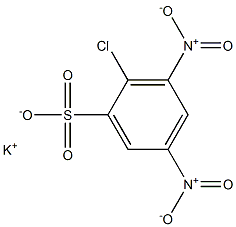 2-Chloro-3,5-dinitrobenzenesulfonic acid potassium salt Struktur