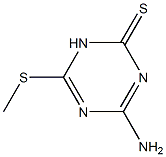 4-Amino-6-methylthio-1,3,5-triazine-2(1H)-thione Struktur