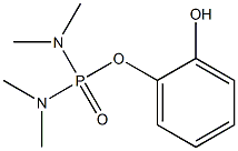 Di(dimethylamino)phosphinic acid (2-hydroxyphenyl) ester Struktur