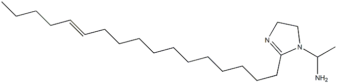 1-(1-Aminoethyl)-2-(12-heptadecenyl)-2-imidazoline Struktur