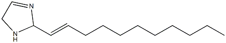 2-(1-Undecenyl)-3-imidazoline Struktur