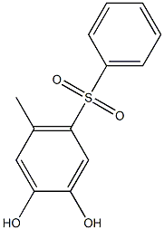 3,4-Dihydroxy-6-methyl[sulfonylbisbenzene] Struktur