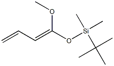 1-Methoxy-1-[(tert-butyldimethylsilyl)oxy]-1,3-butadiene Struktur