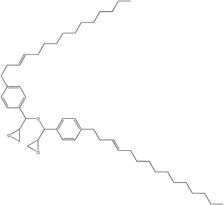 4-(3-Pentadecenyl)phenylglycidyl ether Struktur