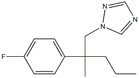 1-[2-(4-Fluorophenyl)-2-methylpentyl]-1H-1,2,4-triazole Struktur