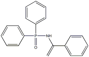 N-(1-Phenylethenyl)-P,P-diphenylphosphinamide Struktur