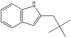 2-(2,2-Dimethylpropyl)-1H-indole Struktur