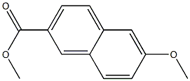 6-Methoxy-2-naphthoic acid methyl ester Struktur