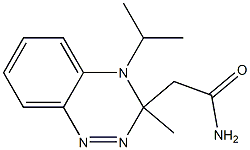 N-Isopropyl-3-methyl-3,4-dihydro-1,2,4-benzotriazine-3-acetamide Struktur