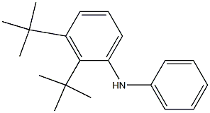 2,3-Di-tert-butylphenylphenylamine Struktur