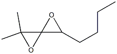 5-Butyl-2,2-dimethyl-1,4-dioxaspiro[2.2]pentane Struktur