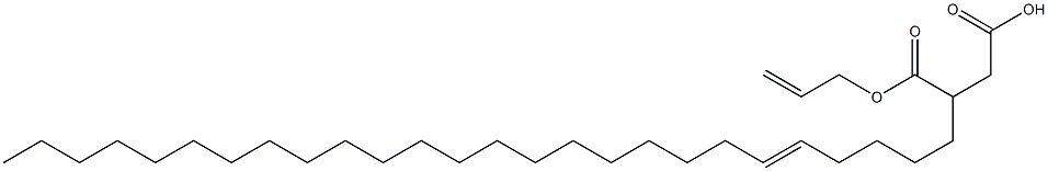 3-(5-Hexacosenyl)succinic acid 1-hydrogen 4-allyl ester Struktur