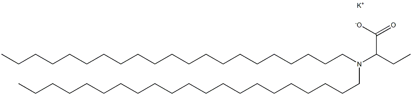 2-(Dihenicosylamino)butyric acid potassium salt Struktur