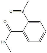 N-Methyl-2-(methylsulfinyl)benzamide Struktur