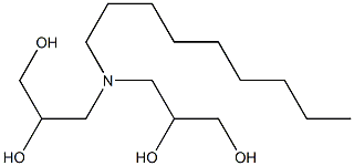 3,3'-(Nonylimino)bis(propane-1,2-diol) Struktur