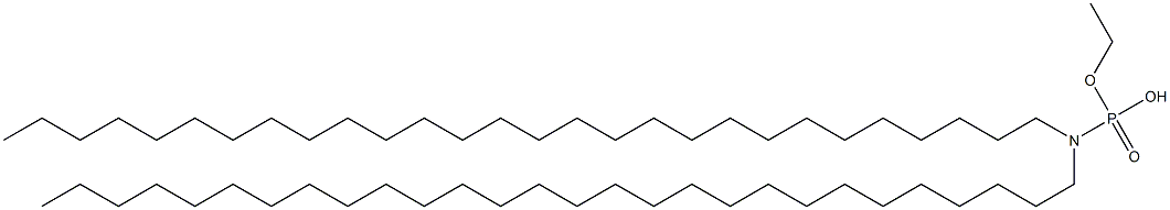 N,N-Dioctacosylamidophosphoric acid hydrogen ethyl ester Struktur