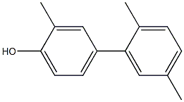 2-Methyl-4-(2,5-dimethylphenyl)phenol Struktur