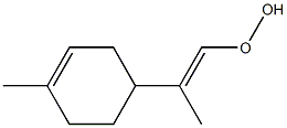 p-Mentha-1,8-dien-9-yl hydroperoxide Struktur