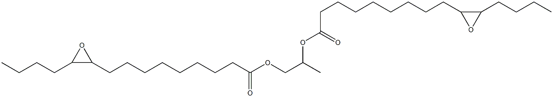 Bis(10,11-epoxypentadecanoic acid)1,2-propanediyl ester Struktur