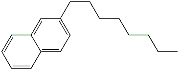 2-Octylnaphthalene Struktur