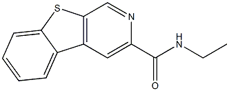 N-Ethyl[1]benzothieno[2,3-c]pyridine-3-carboxamide Struktur