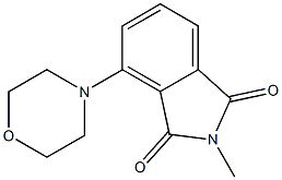 N-Methyl-3-morpholinophthalimide Struktur