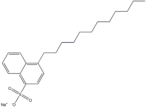 4-Dodecyl-1-naphthalenesulfonic acid sodium salt Struktur