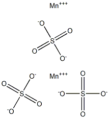 Dimanganese(III) trisulfate Struktur