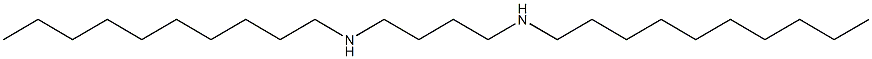 N,N'-Didecyl-1,4-butanediamine Struktur