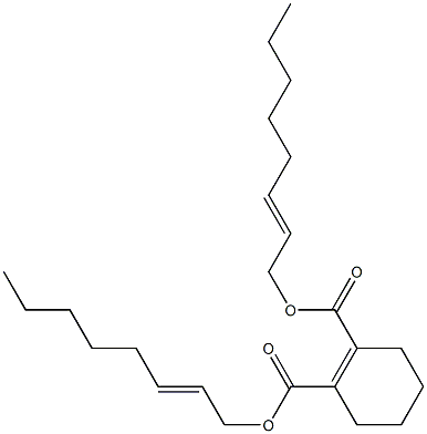 1-Cyclohexene-1,2-dicarboxylic acid bis(2-octenyl) ester Struktur