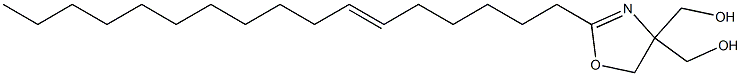 4,4-Bis(hydroxymethyl)-2-(6-heptadecenyl)-2-oxazoline Struktur