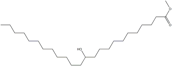 12-Hydroxytetracosanoic acid methyl ester Struktur