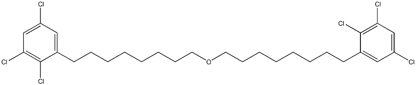 2,3,5-Trichlorophenyloctyl ether Struktur