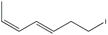 (3E,5Z)-1-Iodo-3,5-heptadiene Struktur